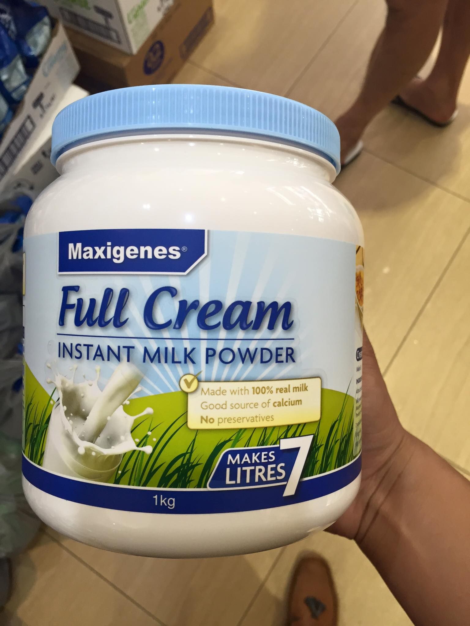 Sữa tươi nguyên kem Maxigenes full cream nổi tiếng của ÚC