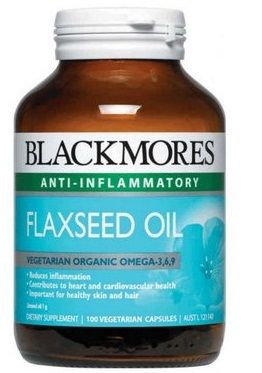 Dầu Hạt Lanh Blackmores Flaxseed Oil 1000mg Hộp 100 Viên