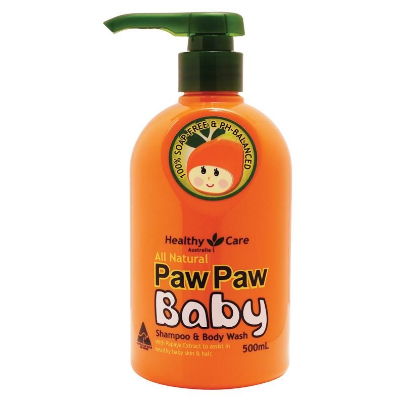 Image result for Sữa tắm & gội cho bé Paw Paw Healthy Care