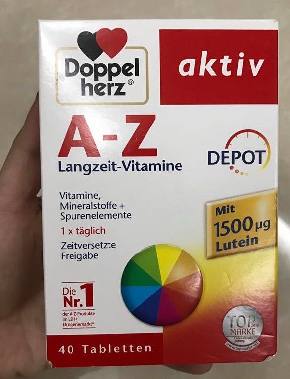 Vitamin Tổng Hợp Của Đức Doppelherz Aktiv A-Z 40 Viên
