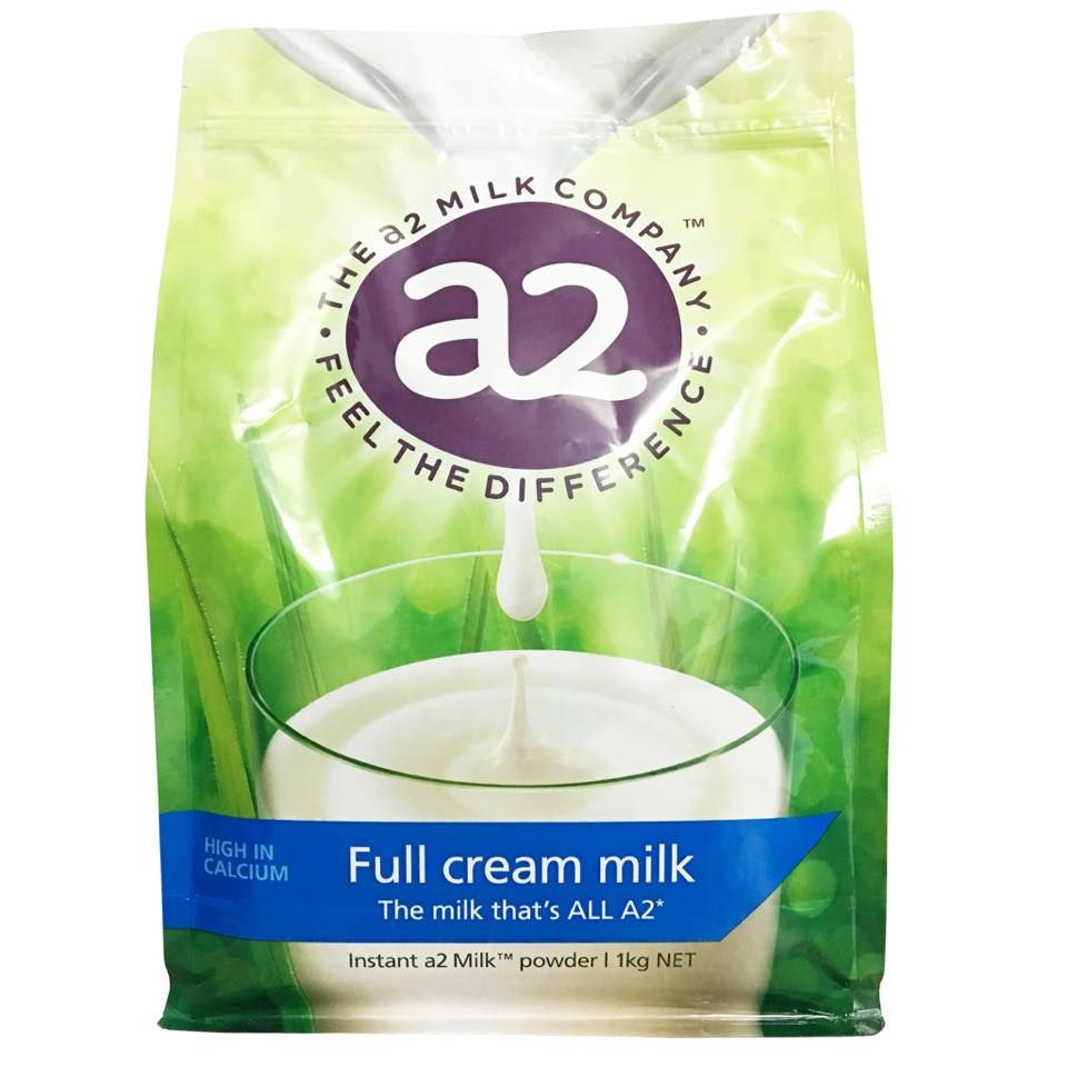 Image result for Sữa tươi a2 dạng bột nguyên kem Úc- a2 Milk 1kg mẫu mới