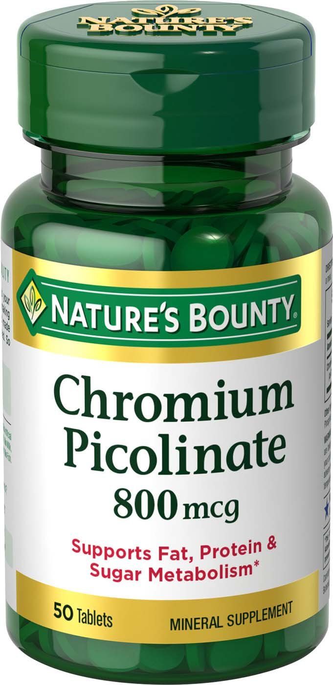 Viên Uống Nature's Bounty Chromium Picolinate 800mcg Của Mỹ