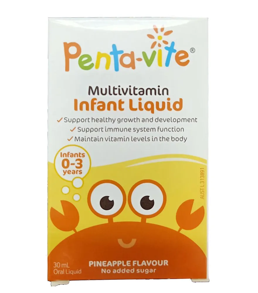 Vitamin tổng hợp cho bé 0-3 tuổi Pentavite chính hãng từ Úc