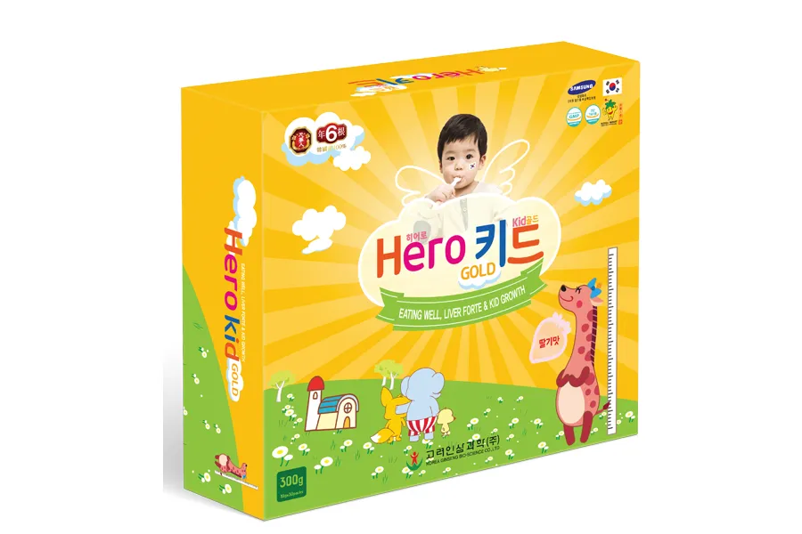 Hero Kid Gold giúp tăng chiều cao và cải thiện biếng ăn cho trẻ
