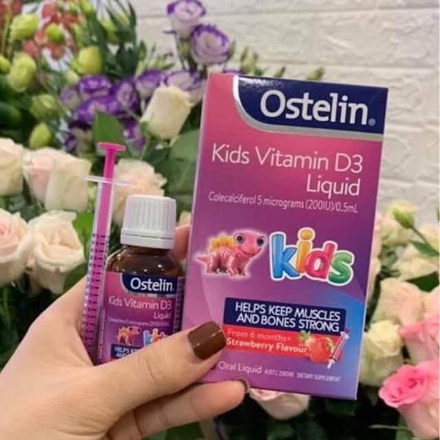 Ostelin Vitamin D Liquid Kids Dạng Nước Của Úc 20ml