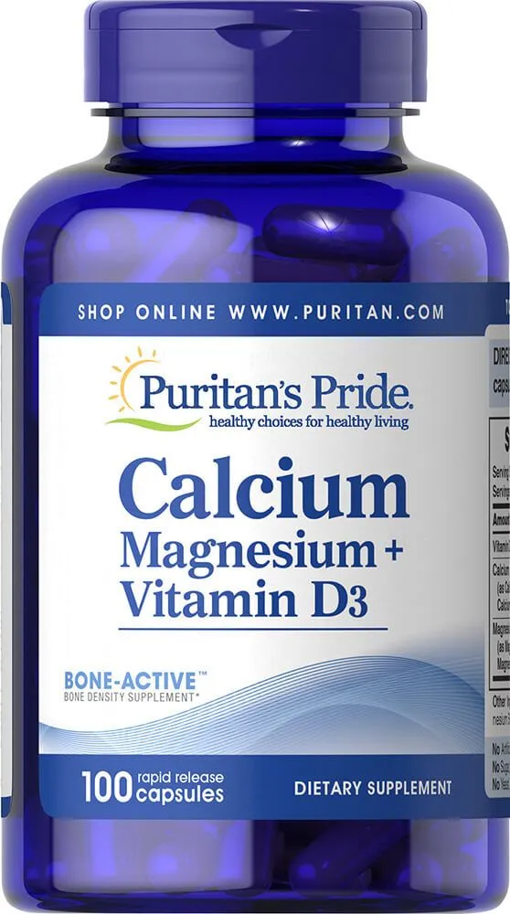 Viên Bổ Sung Calcium Magnesium Vitamin D3 Của Puritan's Pride