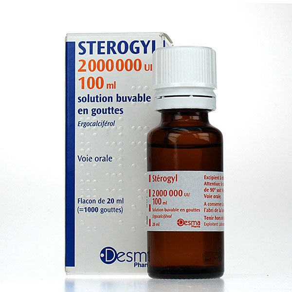 Vitamin D Sterogyl Cho Bé Từ 0 18 Tháng Của Pháp 100ml