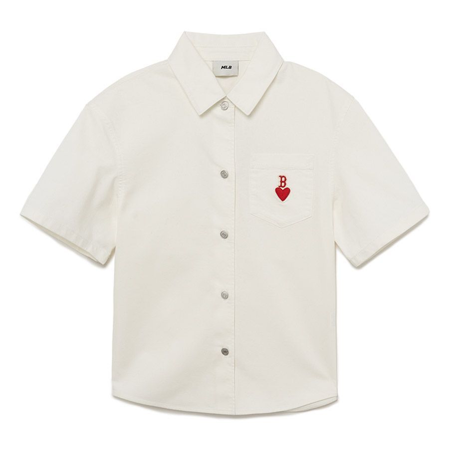 Áo Sơ Mi Jean MLB Classic Monogram Denim Short Sleeve Shirt New York Y   Dope Shop  Dopevncom