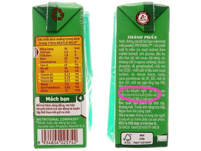 [NEWS] Sữa Milo dành cho trẻ mấy tuổi? Trẻ dưới 6 tuổi uống có sao không?