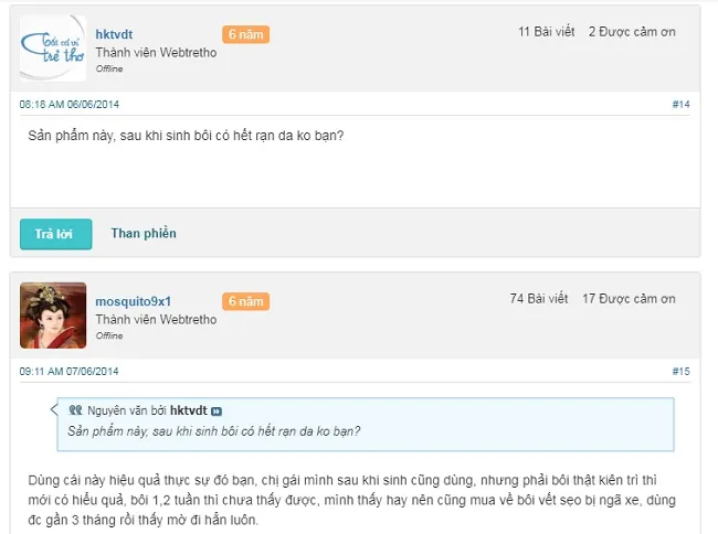 6 Cách làm biến mất rạn da lý tưởng cho mẹ bầu sau sinh.
