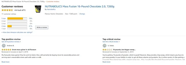 Phản hồi từ ph&iacute;a kh&aacute;ch h&agrave;ng sử dụng Nutrabolics Mass Fusion (2)