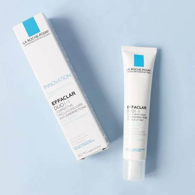 thiết kế bao b&igrave; của kem trị mụn La Roche Posay Effaclar Duo (+)