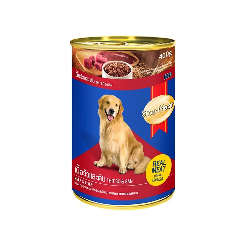 Pate Cho Ch&oacute; SmartHeart Hỗ Trợ Tăng Trưởng, Tinh Kh&ocirc;n, B&ograve; - Gan
