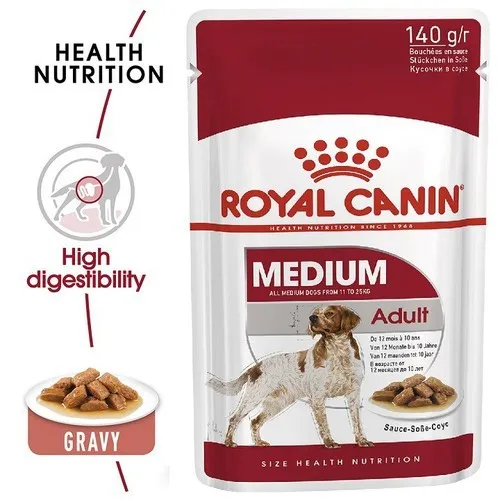 Pate Cho Ch&oacute; Tr&ecirc;n 12 Th&aacute;ng Tuổi Royal Canin Medium Adult