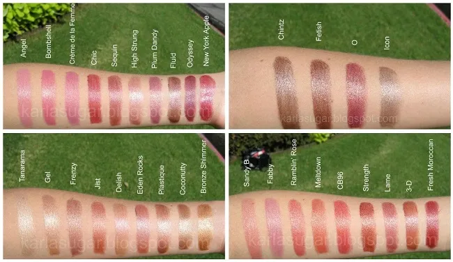 Bảng m&agrave;u son MAC Frost