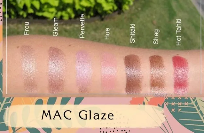 Bảng m&agrave;u son MAC Glaze
