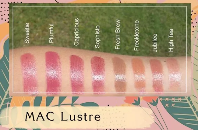 Bảng m&agrave;u son MAC Lustre