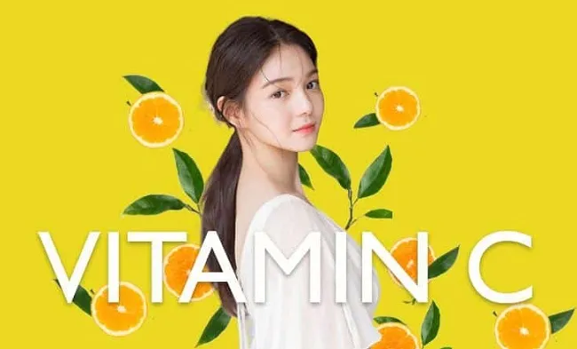 Vitamin C c&oacute; trong th&agrave;nh phần vi&ecirc;n uống trắng da