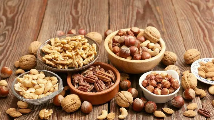 C&aacute;c loại hạt cũng gi&uacute;p cơ thể sinh nhiệt 