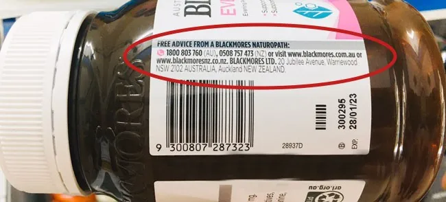 C&aacute;ch ph&acirc;n biệt tinh dầu hoa anh thảo Blackmores bằng xuất xứ