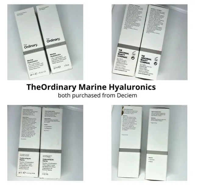 Hộp serum The Ordinary Marine Hyaluronics ch&iacute;nh h&atilde;ng