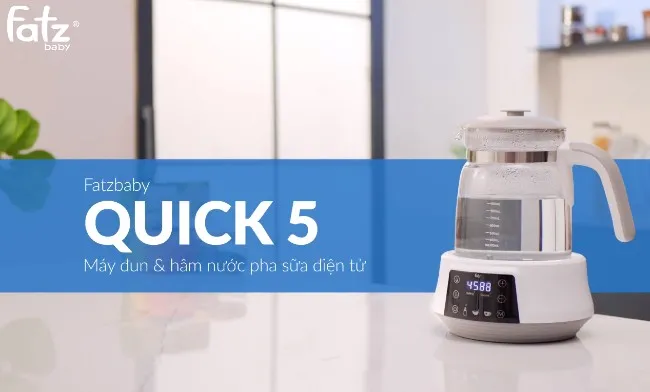 M&aacute;y h&acirc;m nước pha sữa kết hợp đun nước Fatz Quick 5