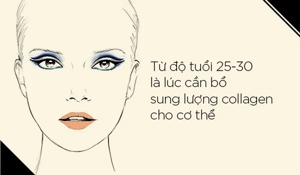 N&ecirc;n bổ sung collagen từ sau 25 tuổi để cung cấp collagen cần thiết, kịp thời cho cơ thể