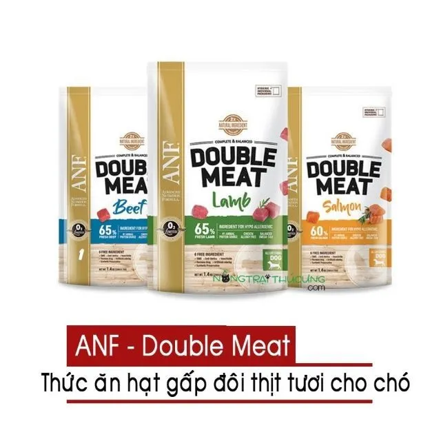Thức ăn cho ch&oacute; Double Meat gấp đ&ocirc;i thịt