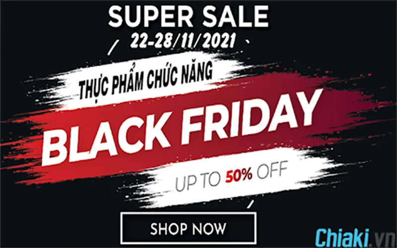 Black Friday thực phẩm chức năng