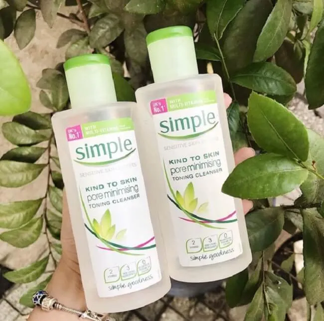 Simple Kind To Skin Pore Minimising Toning Cleanser