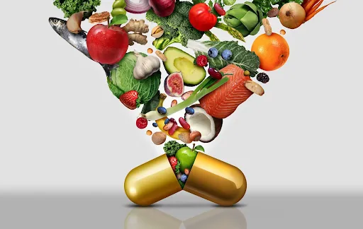 Bổ sung Vitamin th&ocirc;ng qua thực phẩm thực vật hoặc chế phẩm dạng vi&ecirc;n uống