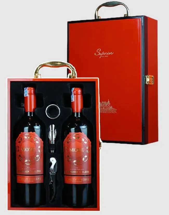 Hộp qu&agrave; rượu vang biếu Tết Xu&acirc;n Như &Yacute; 3