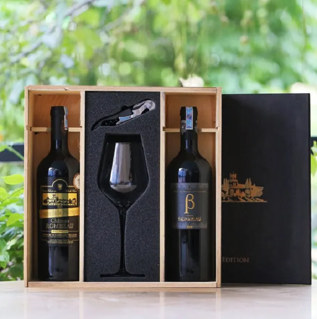 Hộp qu&agrave; rượu vang Ph&aacute;p thượng hạng