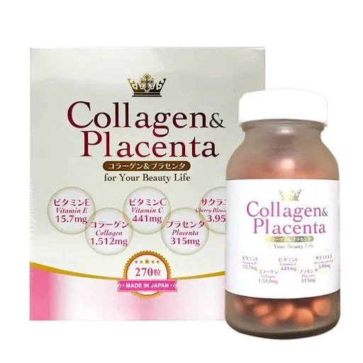 Vi&ecirc;n Uống Collagen Placenta Cao Cấp Của Nhật Bản