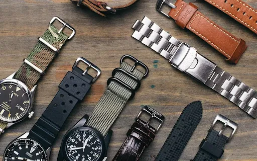 Đo size đồng hồ dựa v&agrave;o chất liệu d&acirc;y đeo
