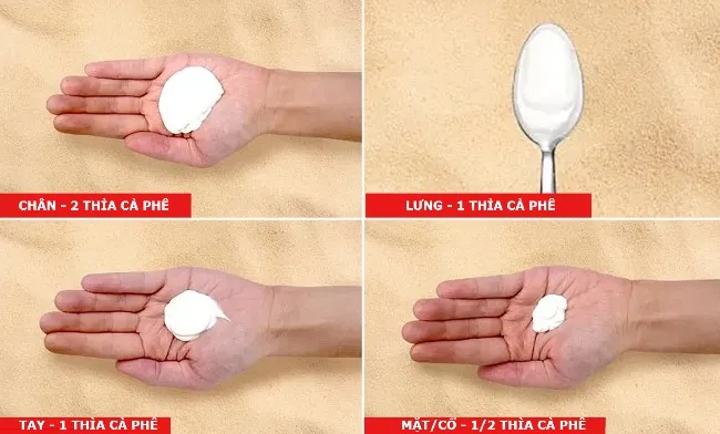 B&ocirc;i kem chống nắng bao nhi&ecirc;u l&agrave; đủ