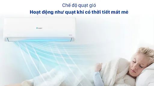 Chọn chế độ quạt gi&oacute; tự động tr&ecirc;n điều h&ograve;a