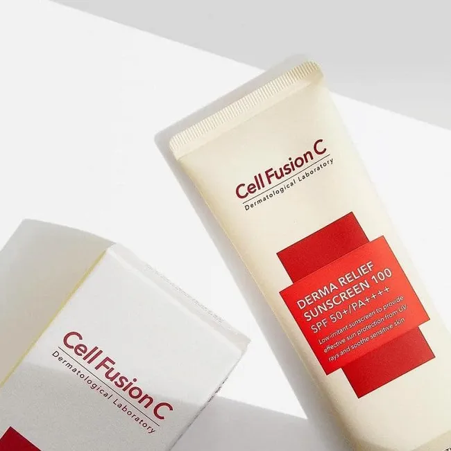 kem chống nắng Cell Fusion C v&agrave;ng