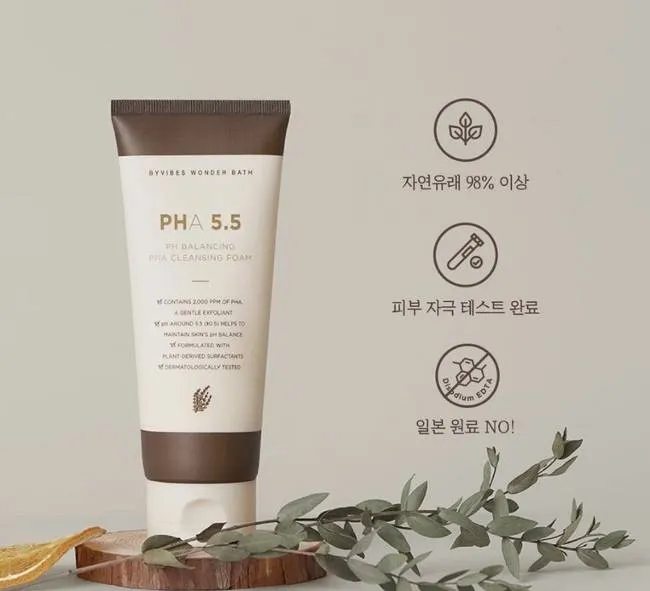 Th&agrave;nh phần sữa rửa mặt PHA 5.5 c&oacute; 98% từ thi&ecirc;n nhi&ecirc;n