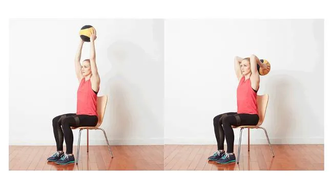 B&agrave;i tập n&acirc;ng b&oacute;ng Medicine Ball Rotational Passes