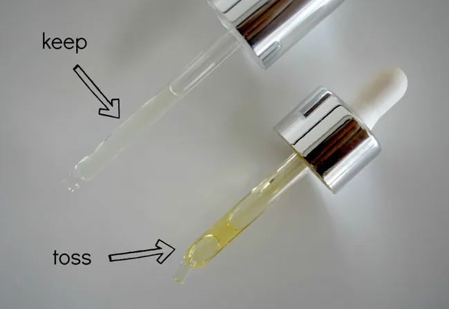 Serum Klairs bị v&agrave;ng c&oacute; d&ugrave;ng được kh&ocirc;ng