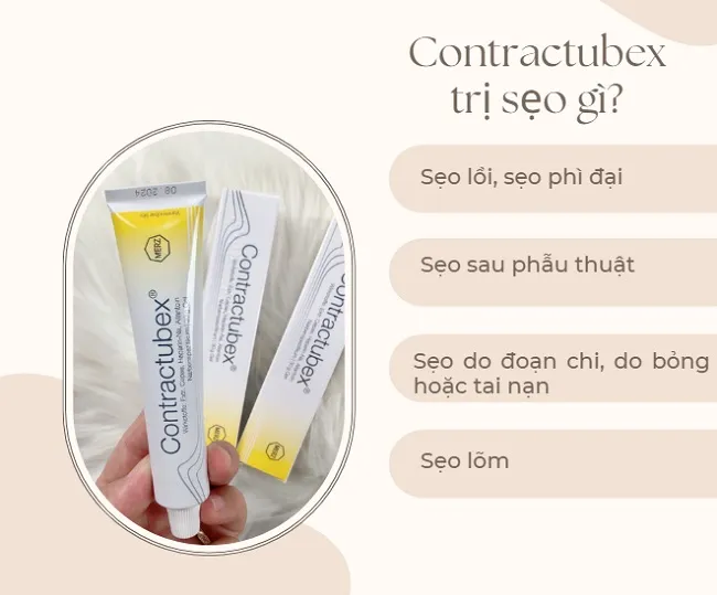 Thuốc Contractubex trị sẹo g&igrave;