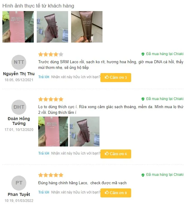 Review sữa rửa mặt nha đam cho nam Laco DNA Face Wash