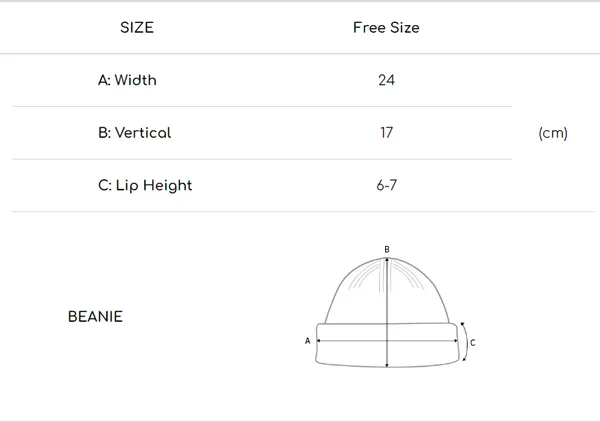 Bảng size mũ len MLB ch&iacute;nh x&aacute;c