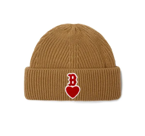 Mũ len MLB Heart Boston Redsox 3ABNM1026-43BGS đẹp