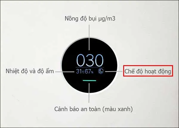 C&agrave;i đặt chế độ hoạt động tr&ecirc;n m&agrave;n h&igrave;nh OLED