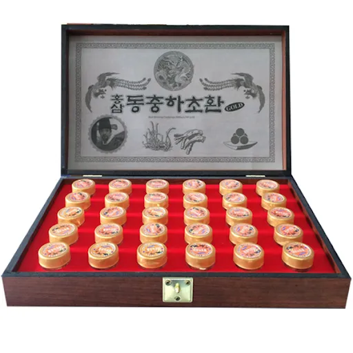 Đ&ocirc;ng Tr&ugrave;ng Hạ Thảo Nh&acirc;n S&acirc;m Kanghwa H&agrave;n Quốc, Hộp 30 Vi&ecirc;n