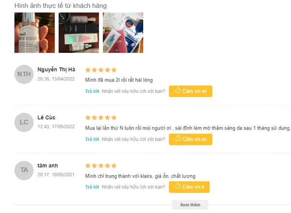 đ&aacute;nh gi&aacute; Serum Klairs Freshly Juiced Vitamin Drop cho da nhạy cảm