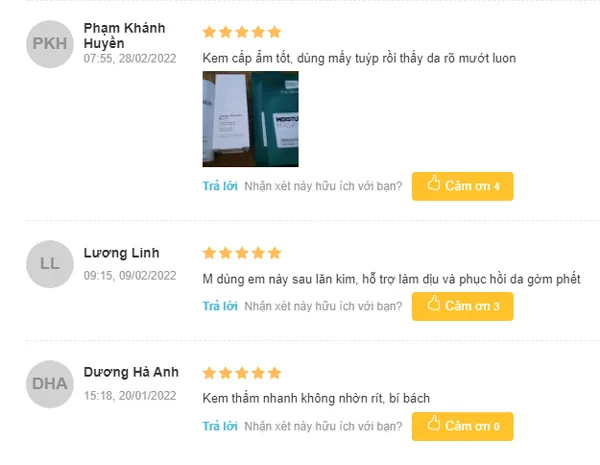 Kh&aacute;ch h&agrave;ng phản hồi Teoxane Deep Repair Balm