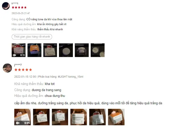 Review kem dưỡng trắng da mặt V7